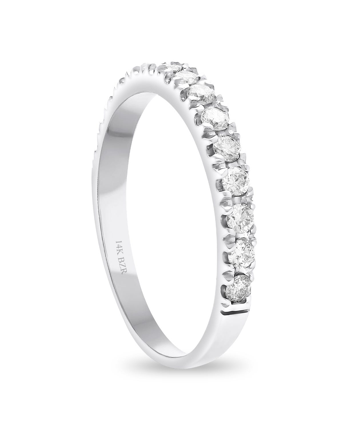 FOND-B-42 CHURUMBELA EN ORO BLANCO 14 K CON BRILLANTE DE 42 PUNTOS