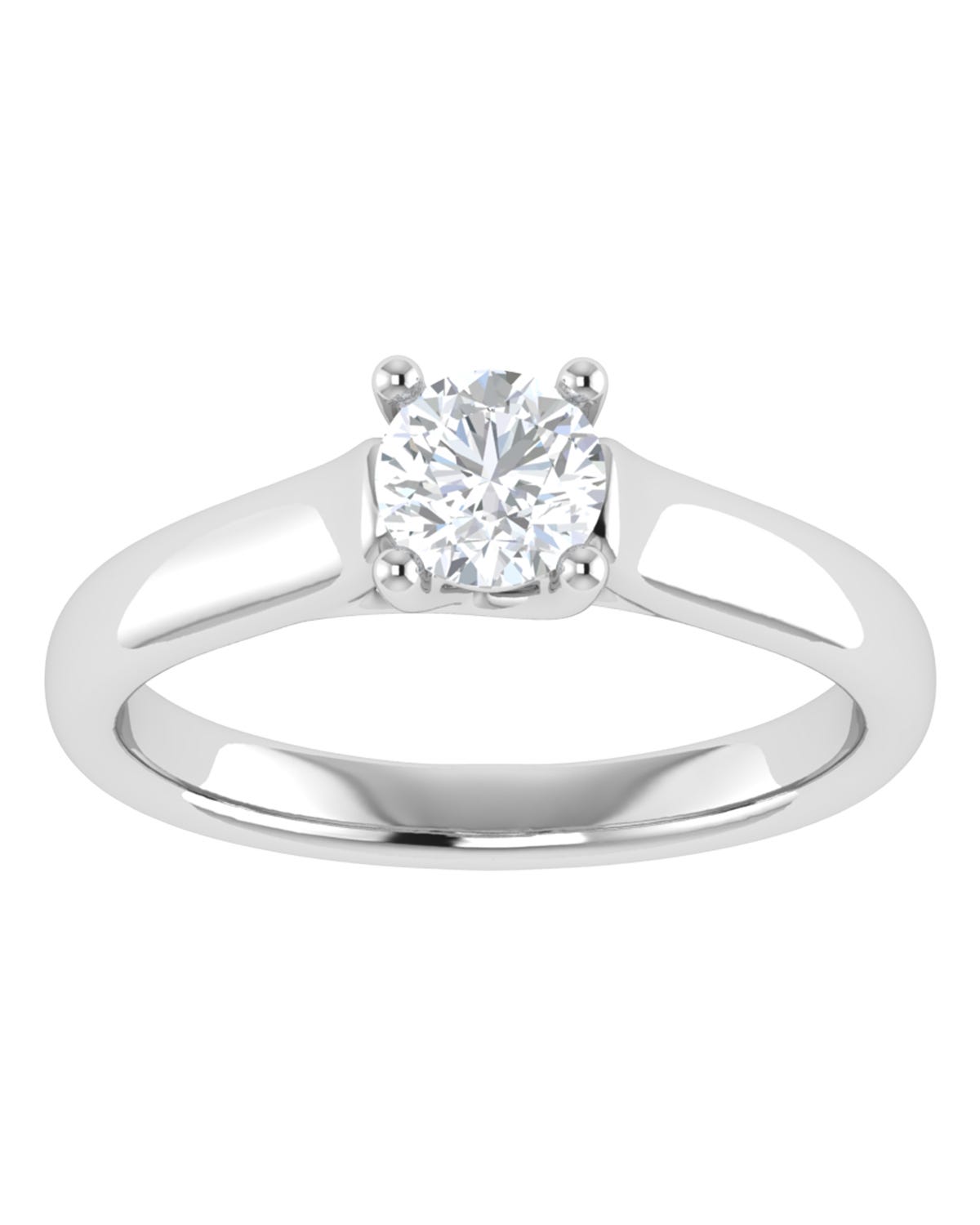 Anillo compromiso Blanco Brillante