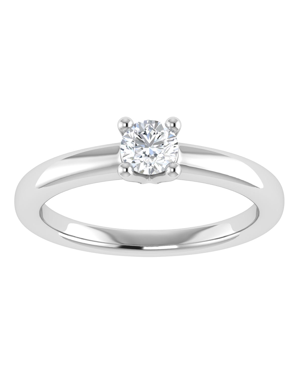 Anillo compromiso Blanco Brillante