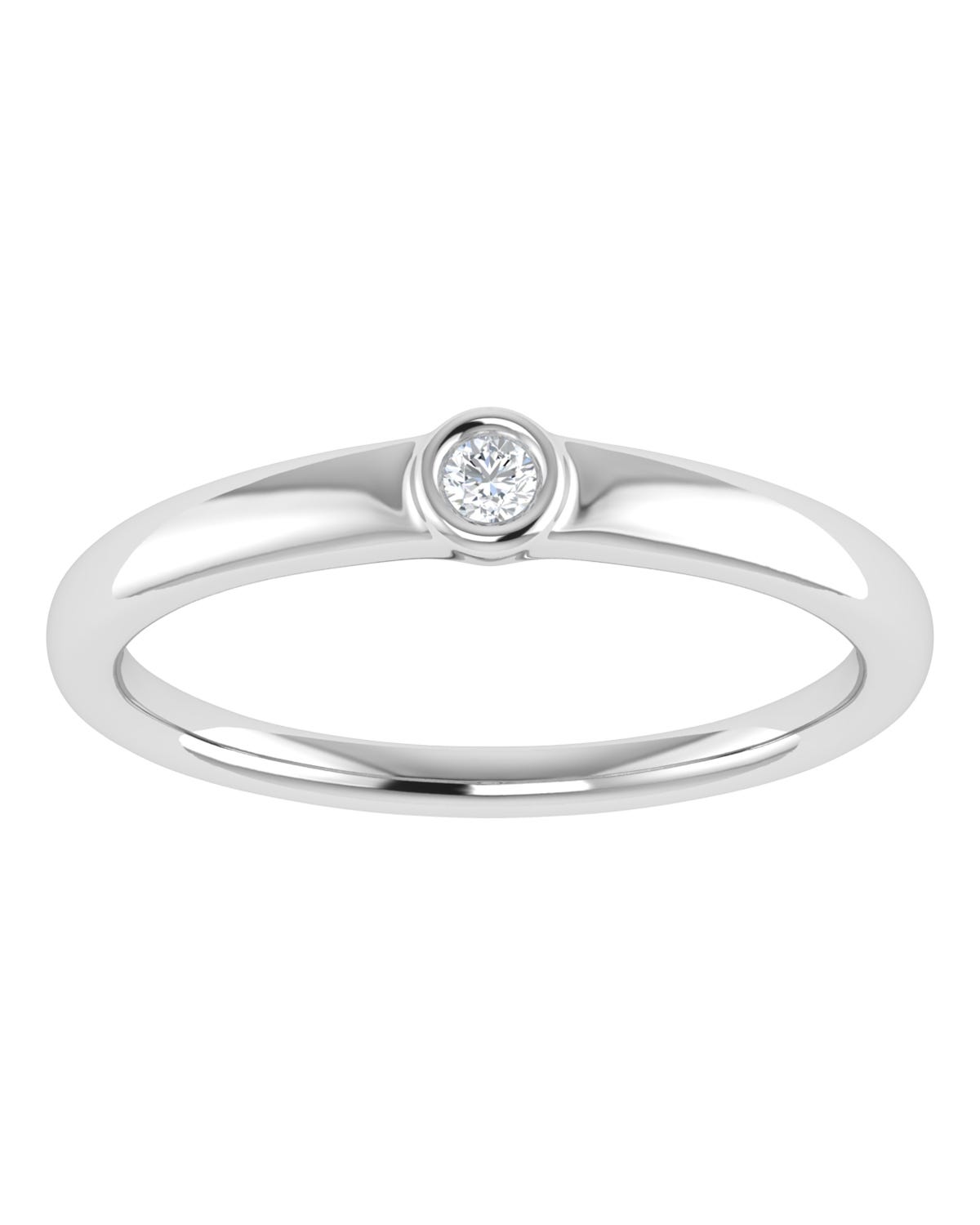 Anillo compromiso Blanco Brillante