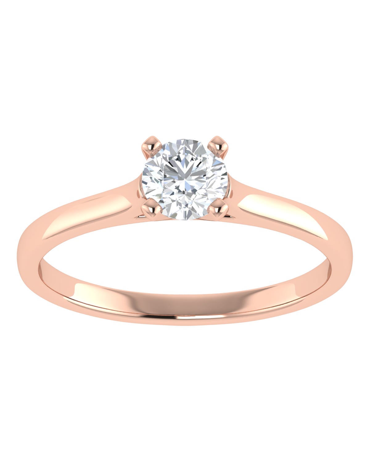Anillo compromiso Rosa Brillante