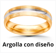 Argolla con Diseño