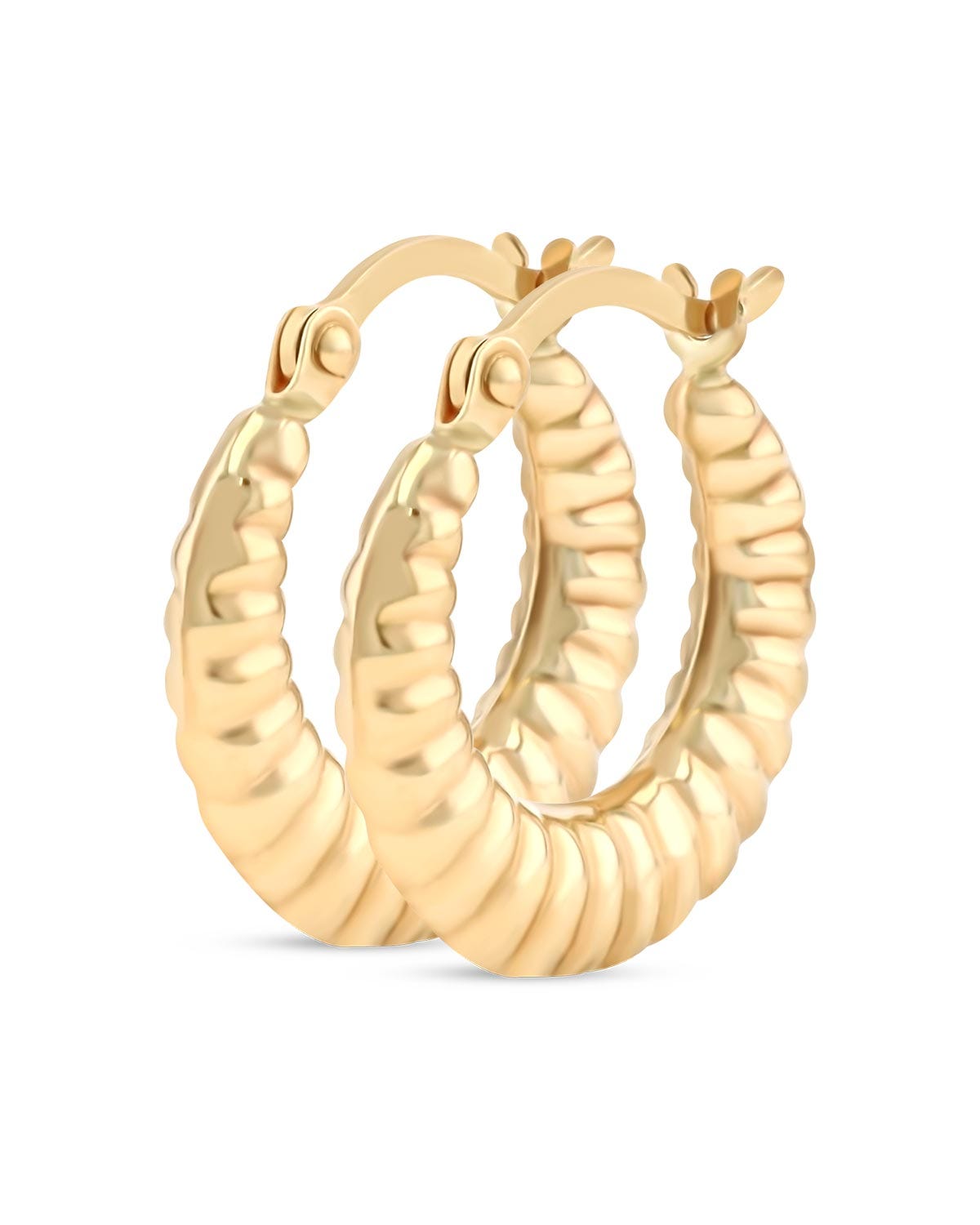 Arracadas de oro amarillo 14K de Joyerías BIZZARRO