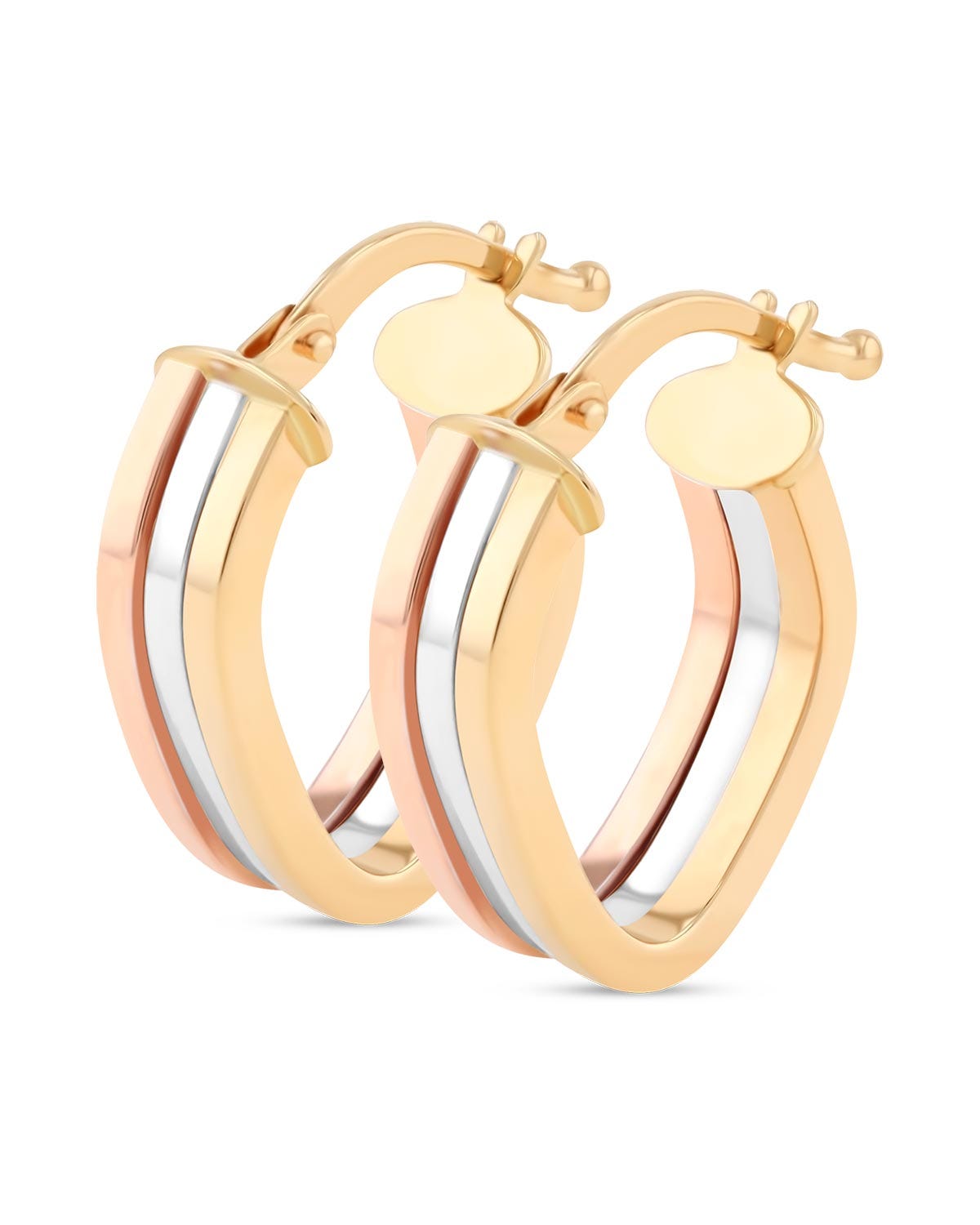 Arracadas de oro florentino 14K de Joyerías BIZZARRO