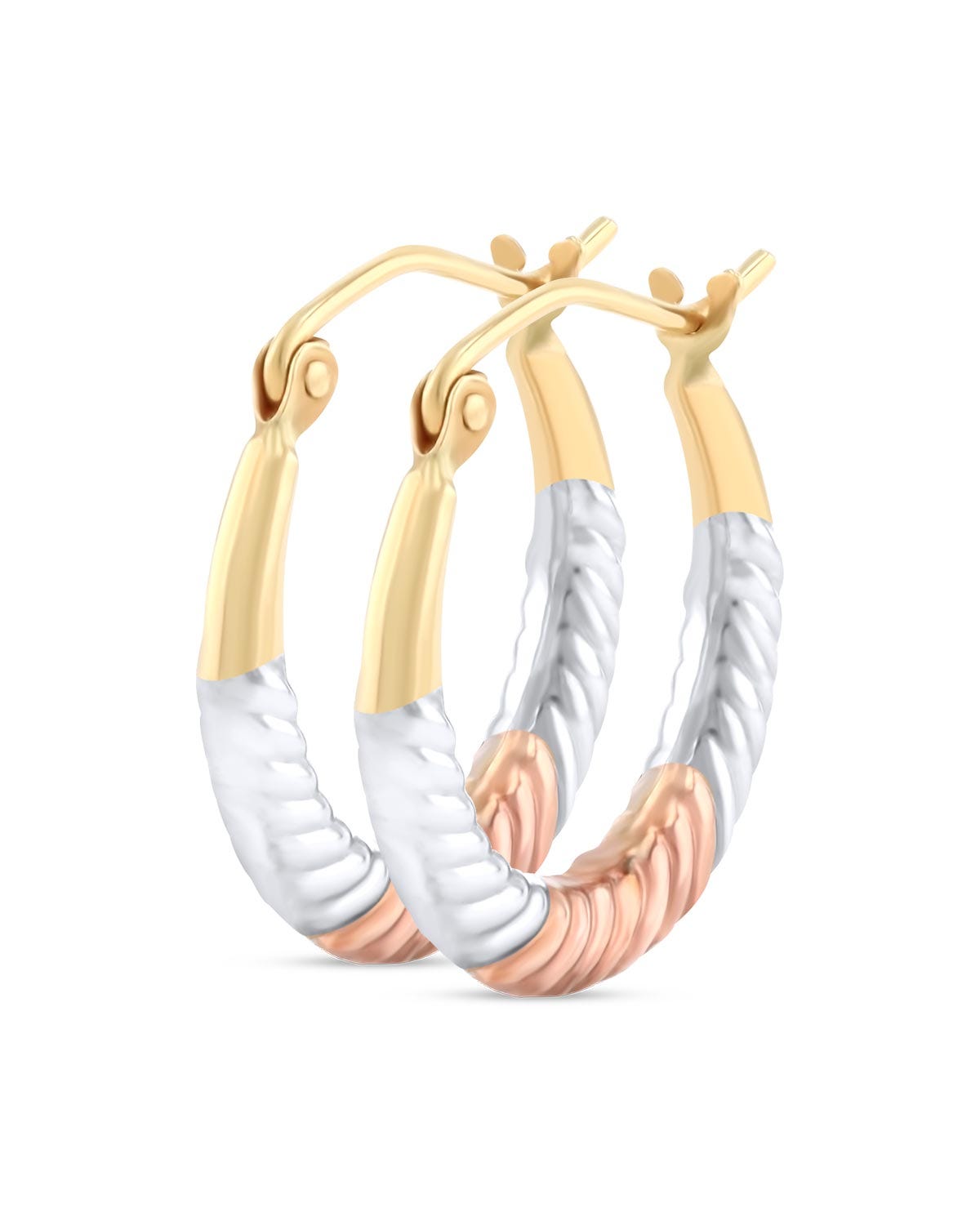 Arracadas de oro florentino 14K de Joyerías BIZZARRO
