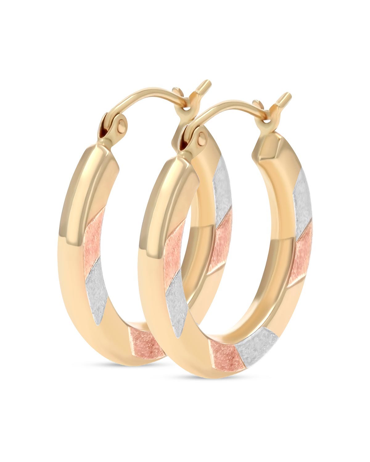 Arracadas de oro florentino 14K de Joyerías BIZZARRO