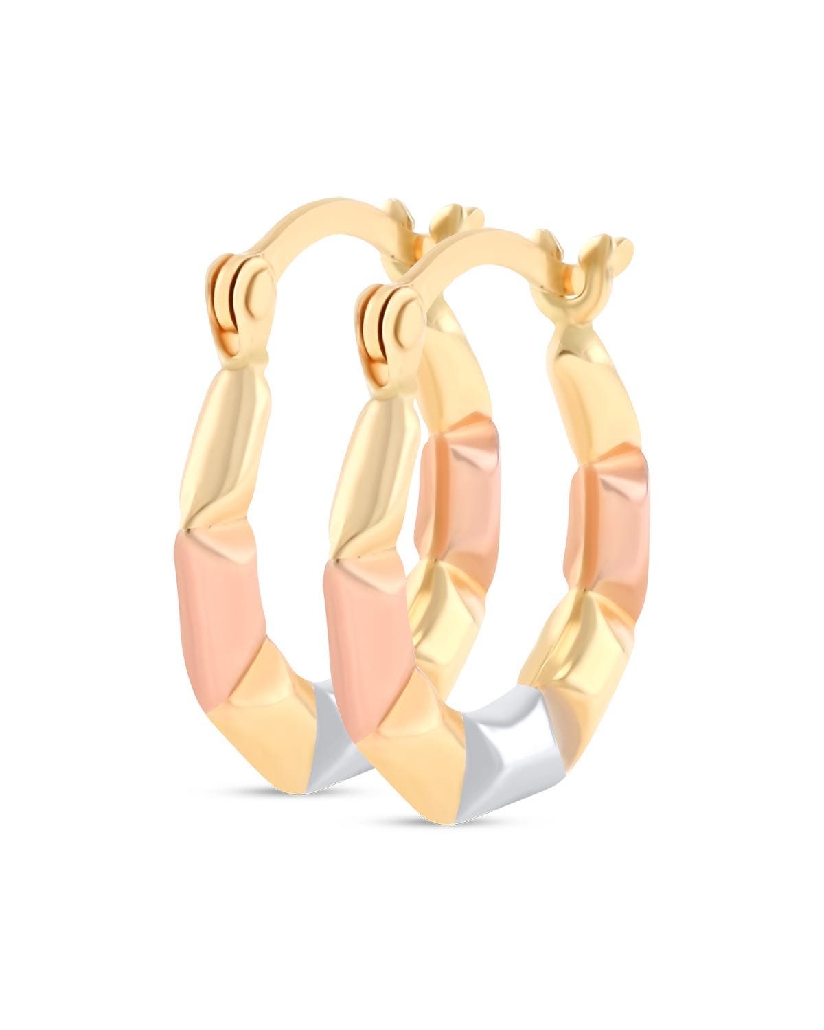 Arracadas de oro florentino 14K de Joyerías BIZZARRO
