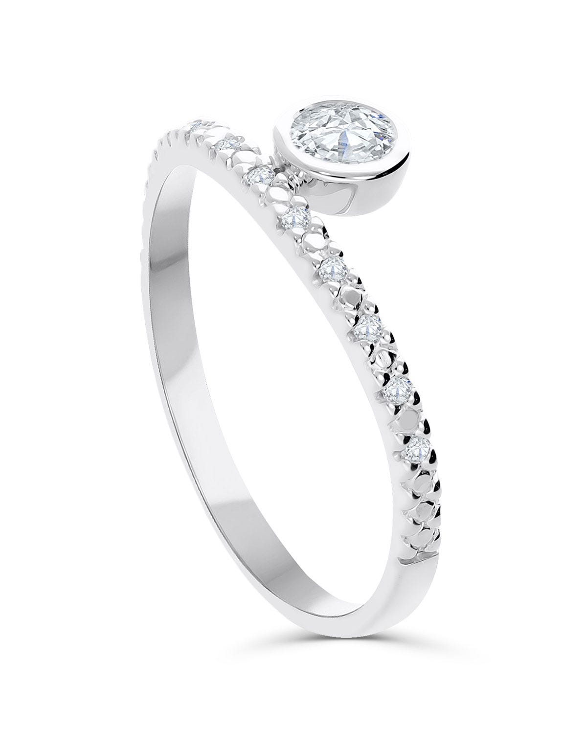 Anillo oro sales blanco 14k