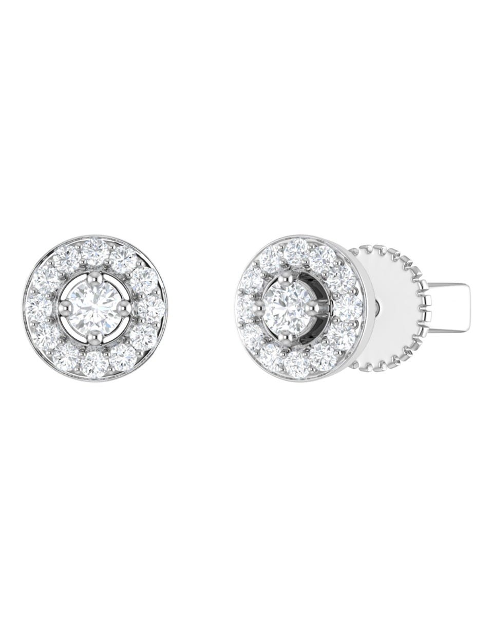 SURAJ-5-A BROQUELES DE ORO BLANCO 14K CON 20PTS DE DIAMANTE (SI3) (I1)
