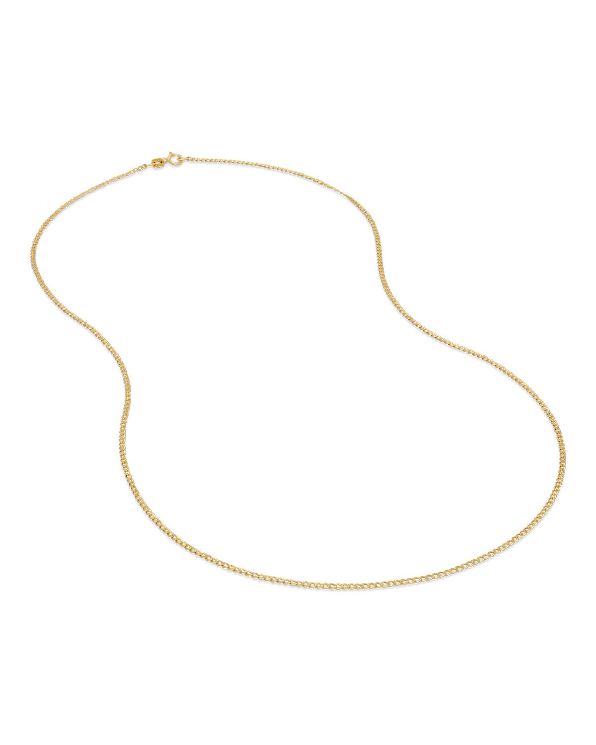 Cadena de Oro Amarillo 14K 50cm 1.3mm 1X1