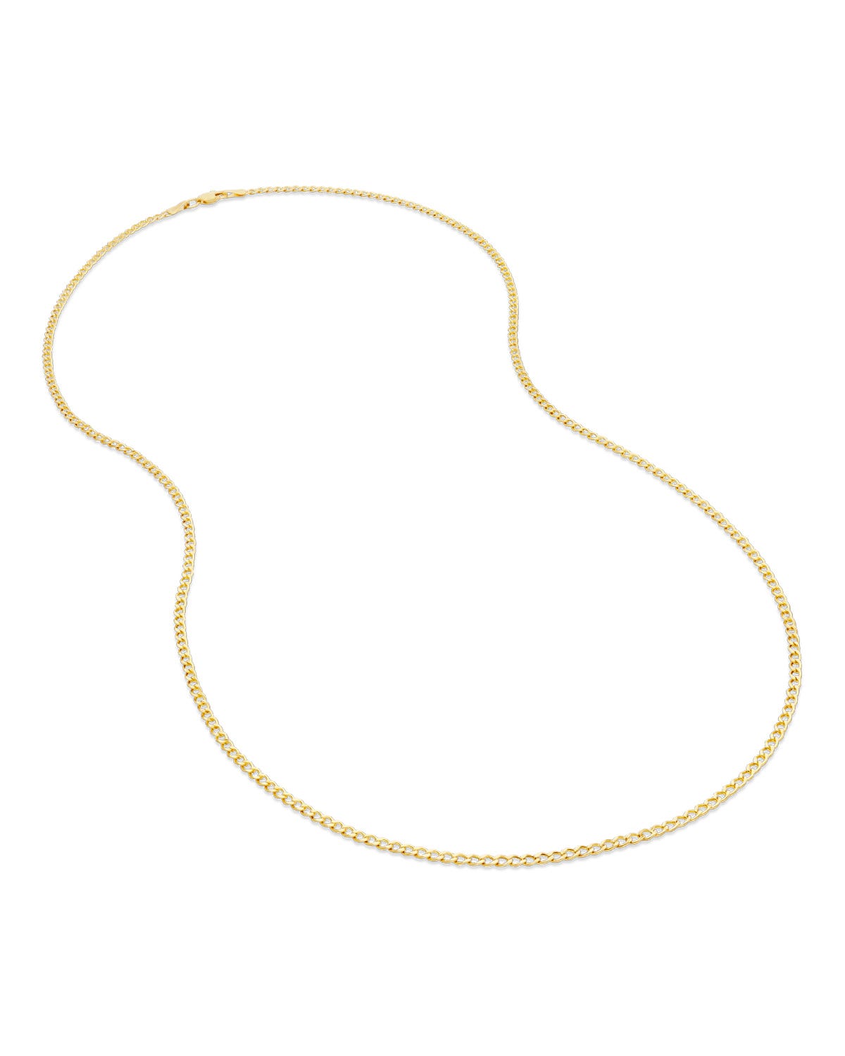 Cadena de Oro Amarillo 14K 60cm 2.3mm 1X1