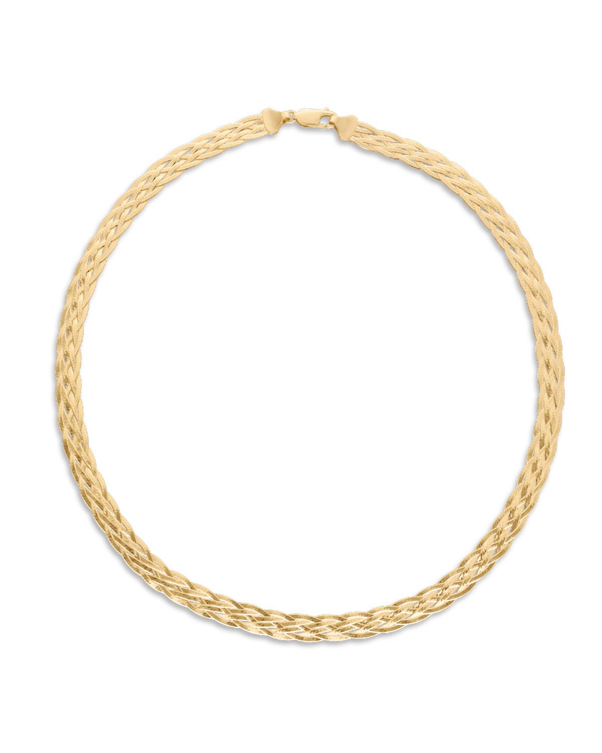 KAR-62-C CADENA DE ORO AMARILLO 14K (45 CM) (8 MM)