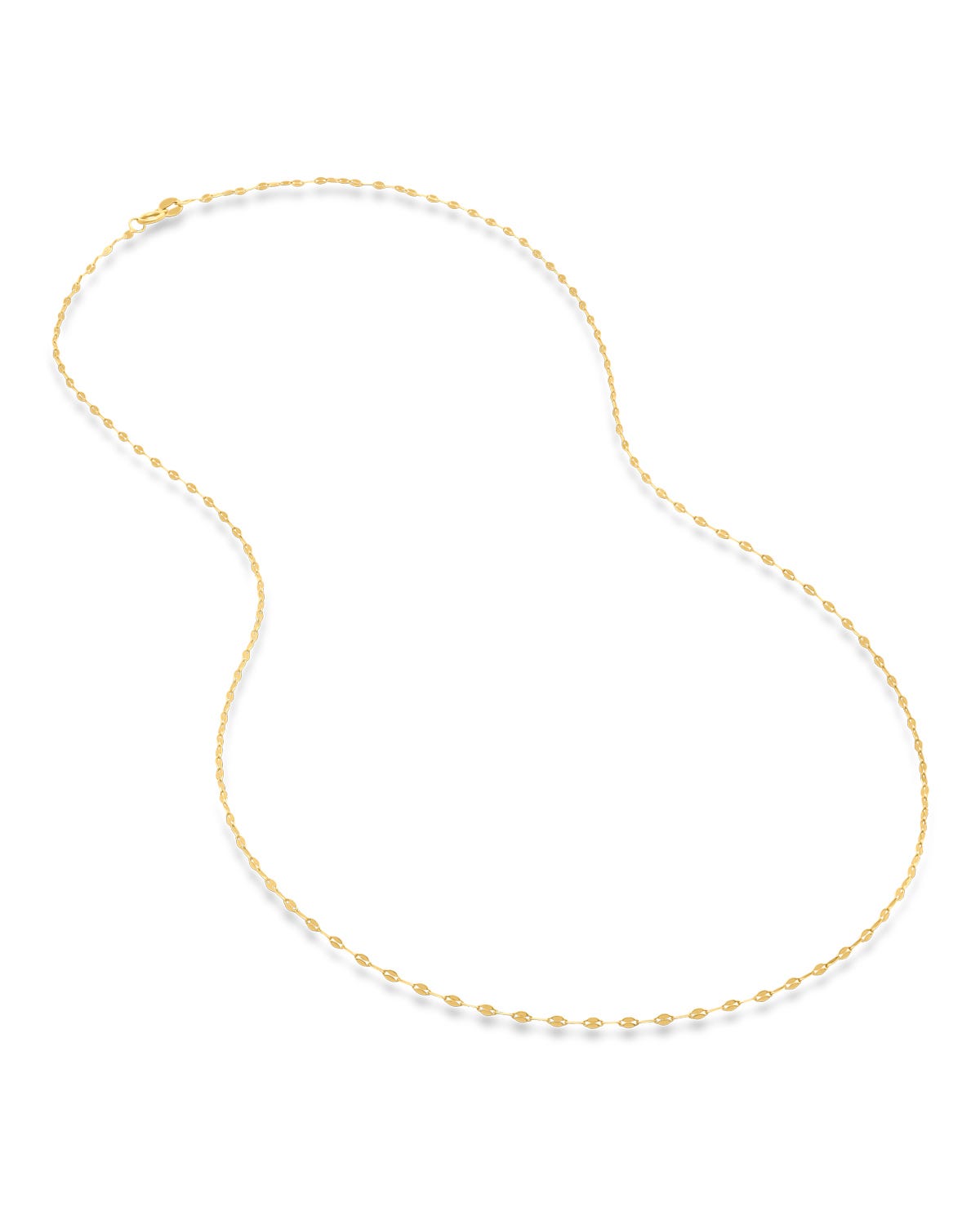 KAR-F7F-55 Cadena de Oro Amarillo 14K (55 cm) (1.4mm) aprox