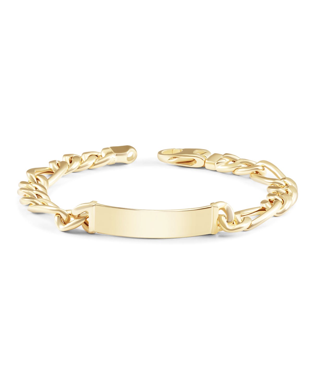 ESCLAVA ORO AMARILLO 14K 14.5CM 6MM