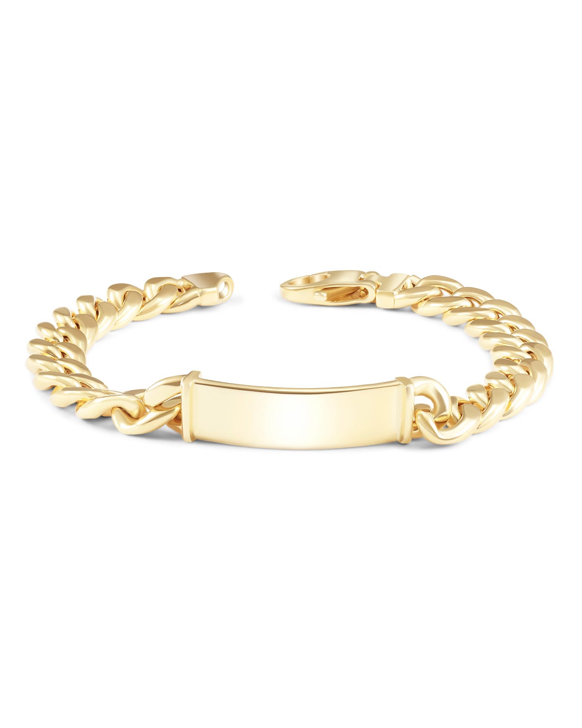 ESCLAVA ORO AMARILLO 14K 16.5CM 7MM
