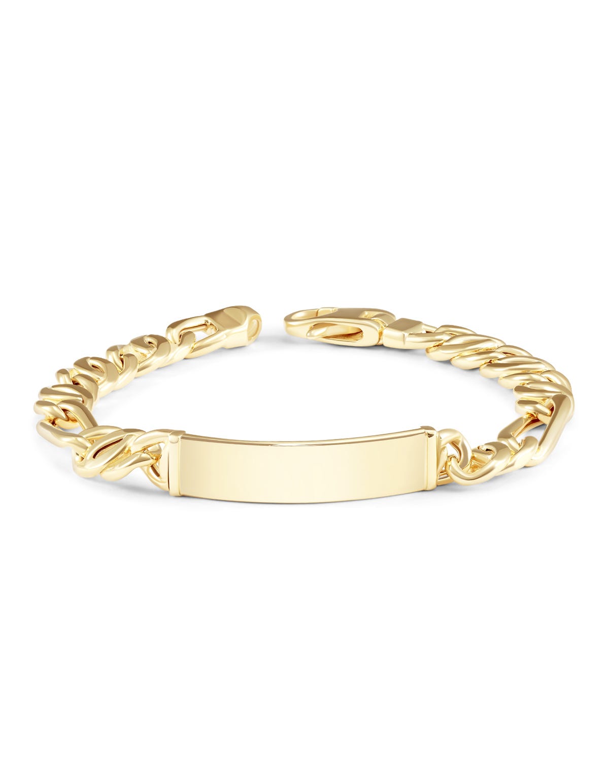 ESCLAVA ORO AMARILLO 14K 14.5CM 6MM