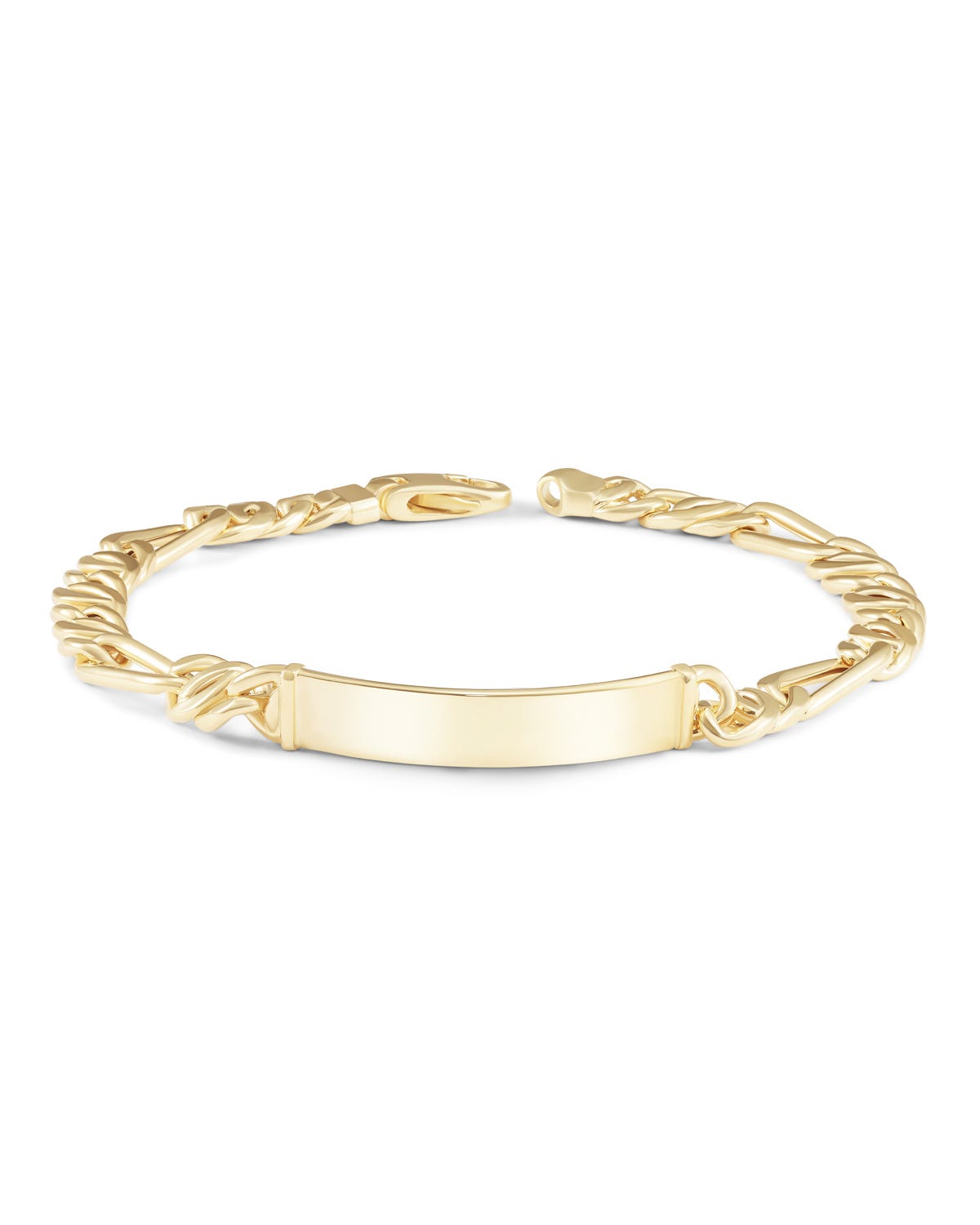 ESCLAVA ORO AMARILLO 14K 18.5CM 6MM
