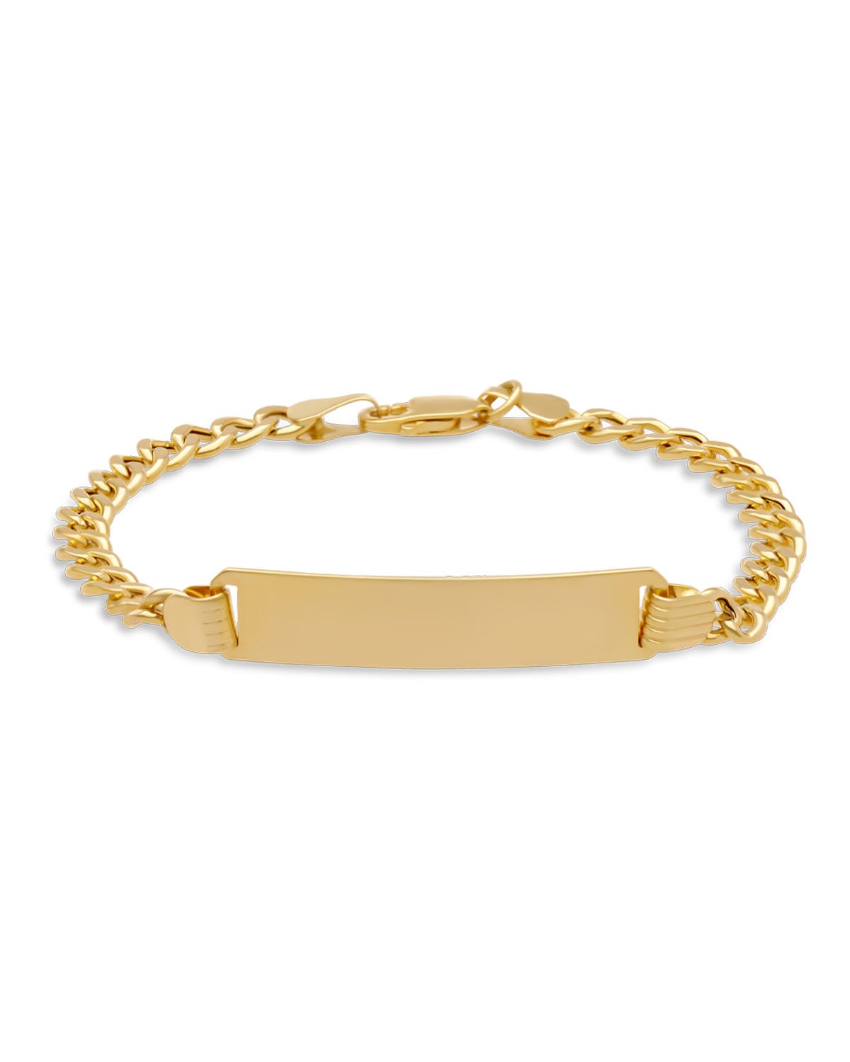 Esclava de Oro Amarillo 14K 16cm 4.1mm 1X1