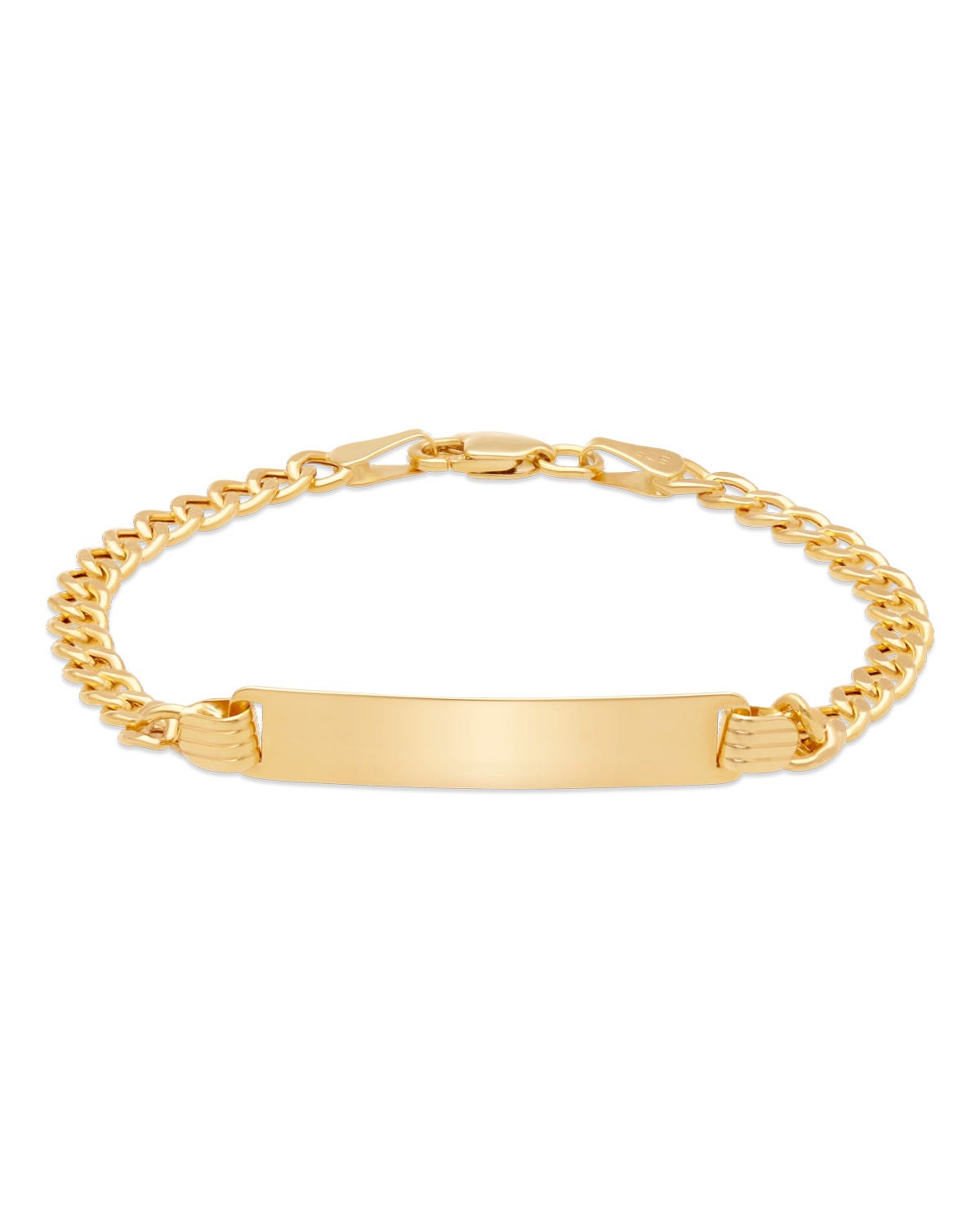 Esclava de Oro Amarillo 14K 16cm 3.5mm 1X1