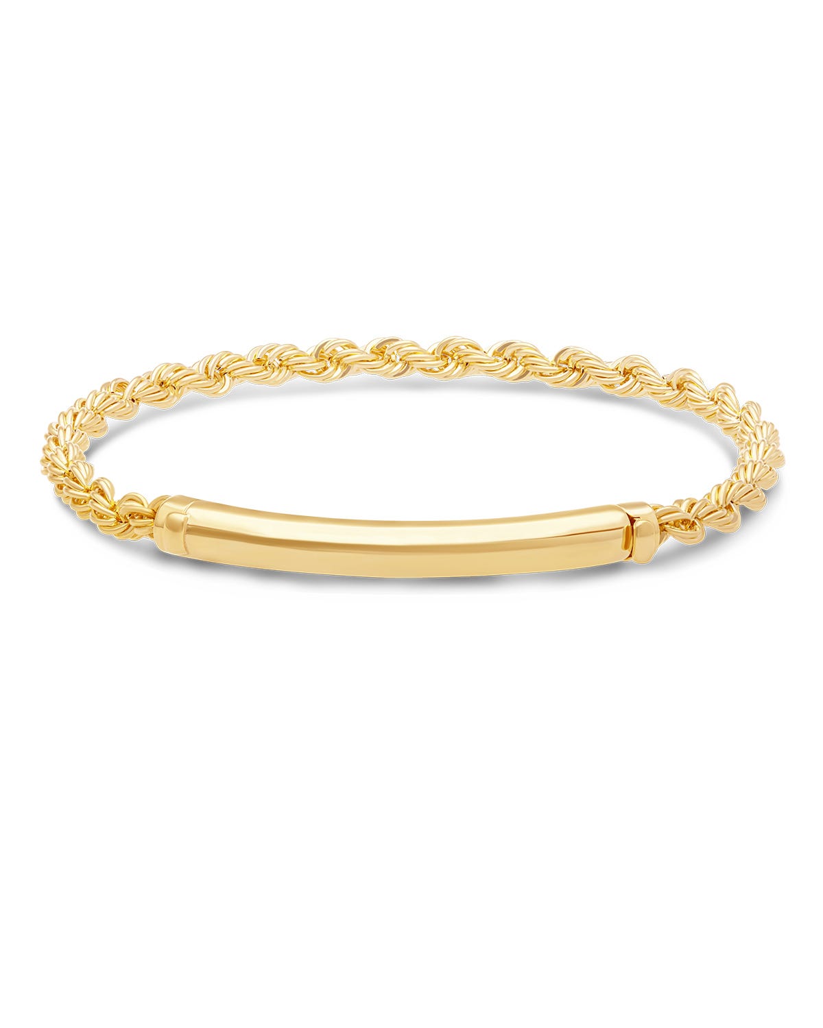 Exclusiva esclava de oro amarillo 14K para un toque radiante
