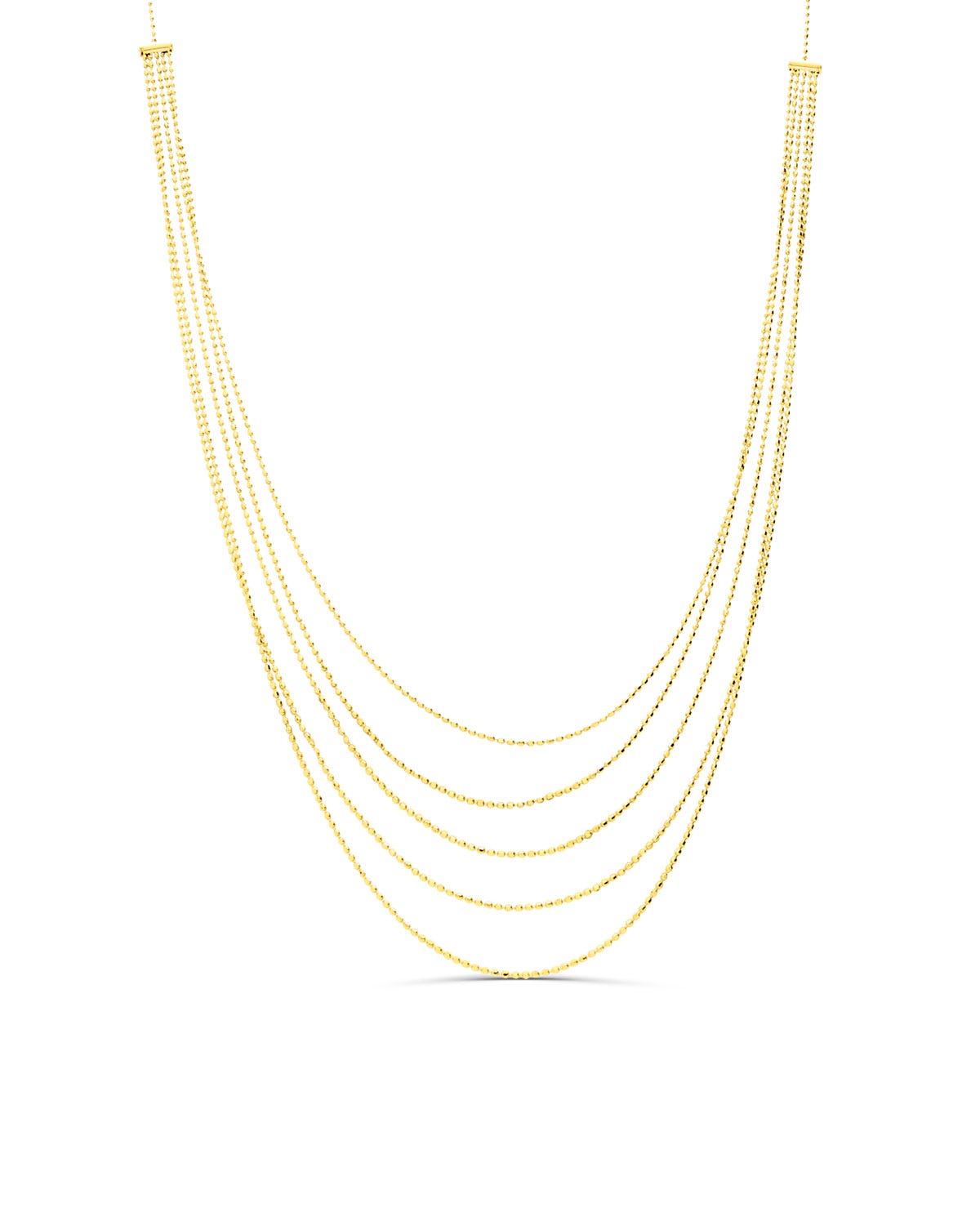 Gargantilla hecha de oro amarillo 14 kilates con dije 