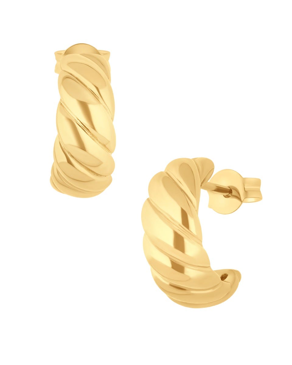 aretes de oro 14k