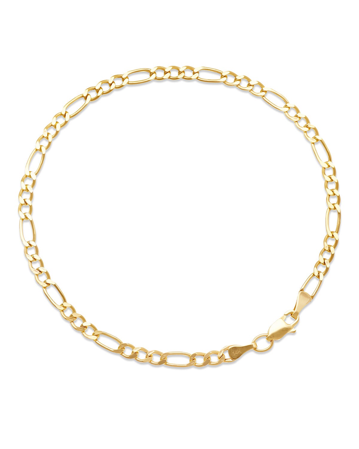 Pulsera de oro amarillo 14K BIZZARRO: Un toque de brillo sofisticado