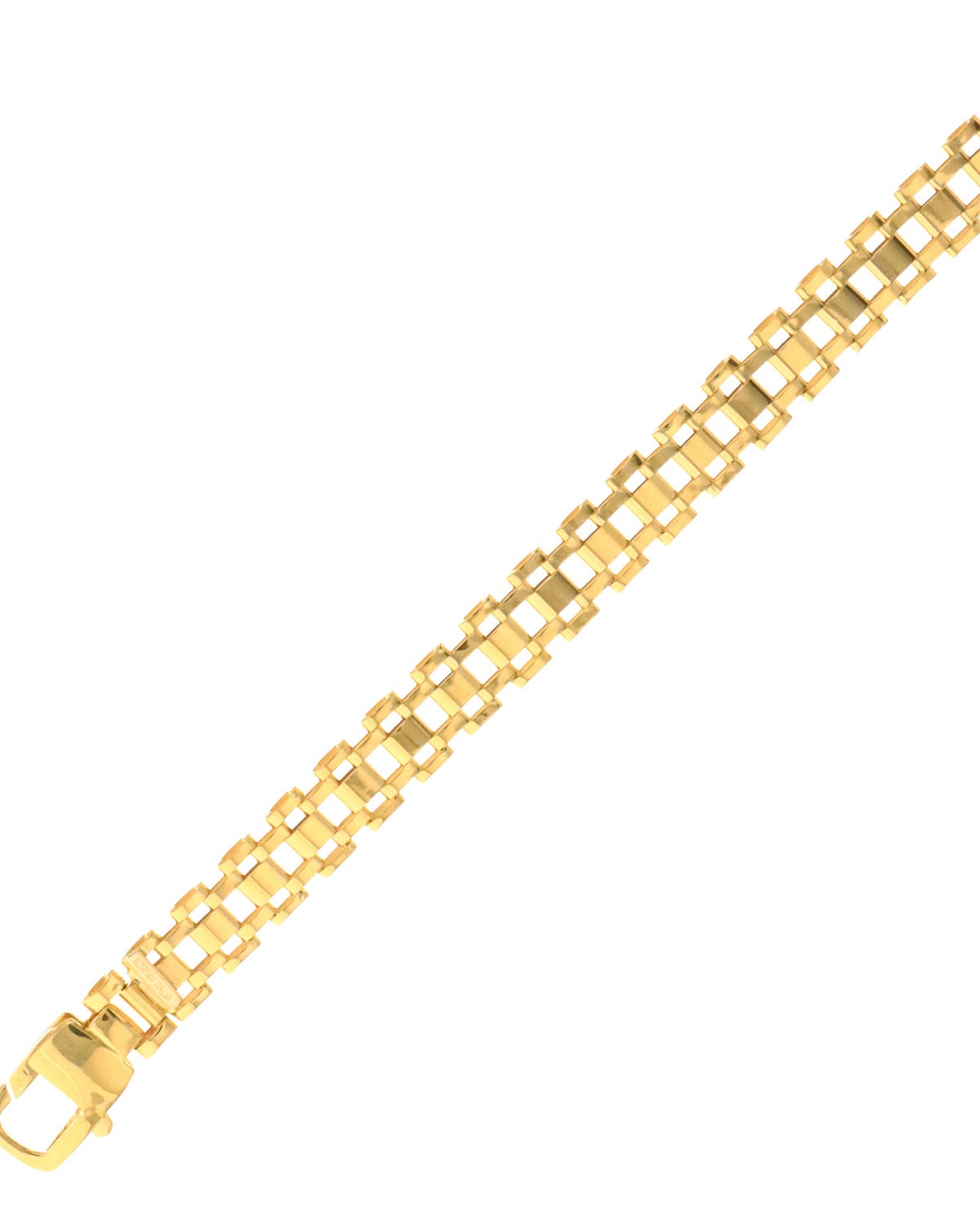 Pulsera de oro amarillo de 14k