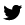 Logotipo de Twitter: pájaro negro dentro de un círculo blanco