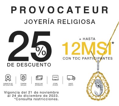Encuentra la joyería religiosa perfecta para ti o para un ser querido en Joyerías BIZZARRO. Diseños únicos y elegantes para demostrar tu fe. Descubre nuestra colección ahora mismo.