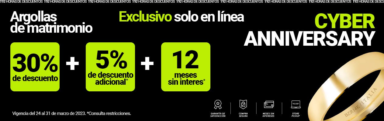 Precio de argollas de matrimonio de calidad hechas de oro amarillo, oro rosa y oro blanco 