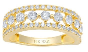 Anillo con zirconias
