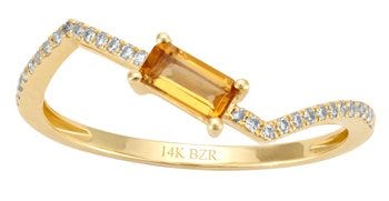 Anillo oro amarillo con diamantes