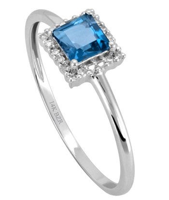 Anillo topacio 