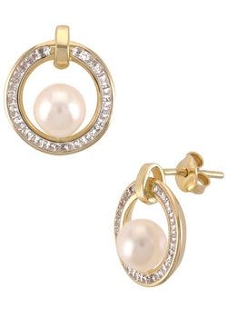 Aretes de perlas
