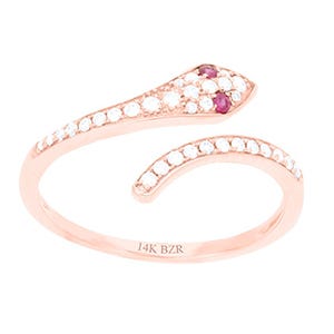 Anillo oro rosa