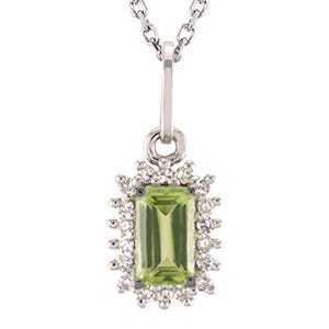 Dije oro con peridoto