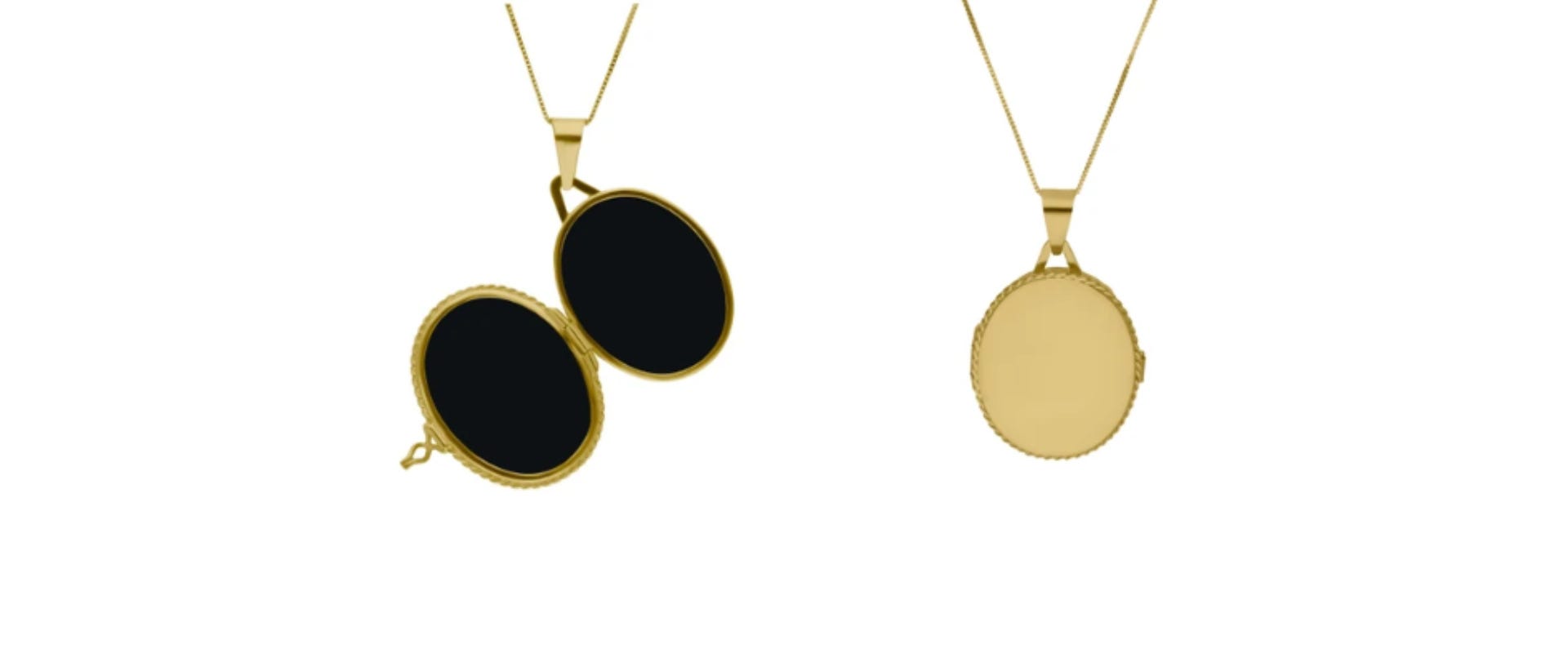 Dije Portafotos de Oro Amarillo 14K con Cadena Dije de oro