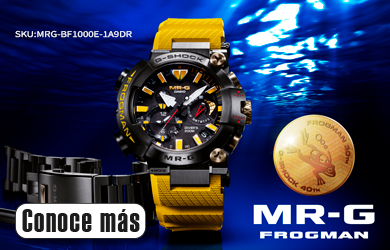 Reloj Casio G-Shock MRG-BF1000E-1A9DR en Joyerías BIZZARRO: Durabilidad resistente, diseño elegante y tecnología de vanguardia para los amantes de los relojes de alta gama.