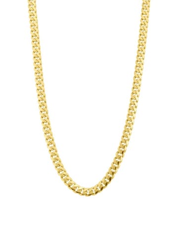 Cadena de oro Cadena Almendra de Oro Amarillo 14K 60cm